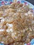 Amaranto tipo risotto con Hongo, Queso y Berenjena