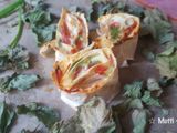 Flammkuchen Rolle - Pastry Bacon and Cheese