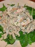Chicken & tarragon pesto pasta