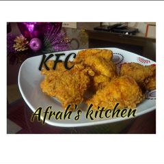 A picture of Kentucky fried chicken (KFC).