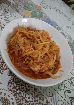 Foto resep Tumis kates (pepaya muda)