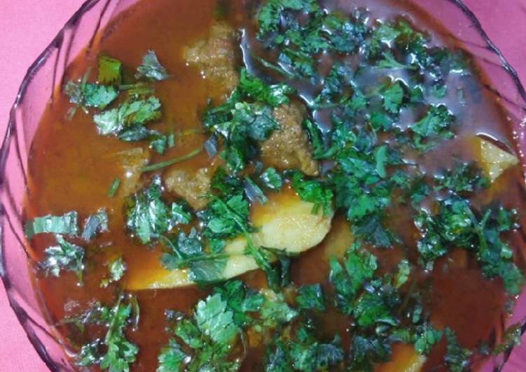 Easiest Way to Make Award-winning Arvi gosht recipe