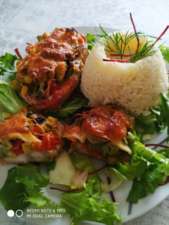 Zöldségragus, sajtos búboskaraj recept fotója