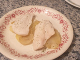 Merluza al horno con patatas panadera