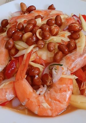 รูปของ 🦐"ยำมะม่วงกุ้งนึ่ง"🥭