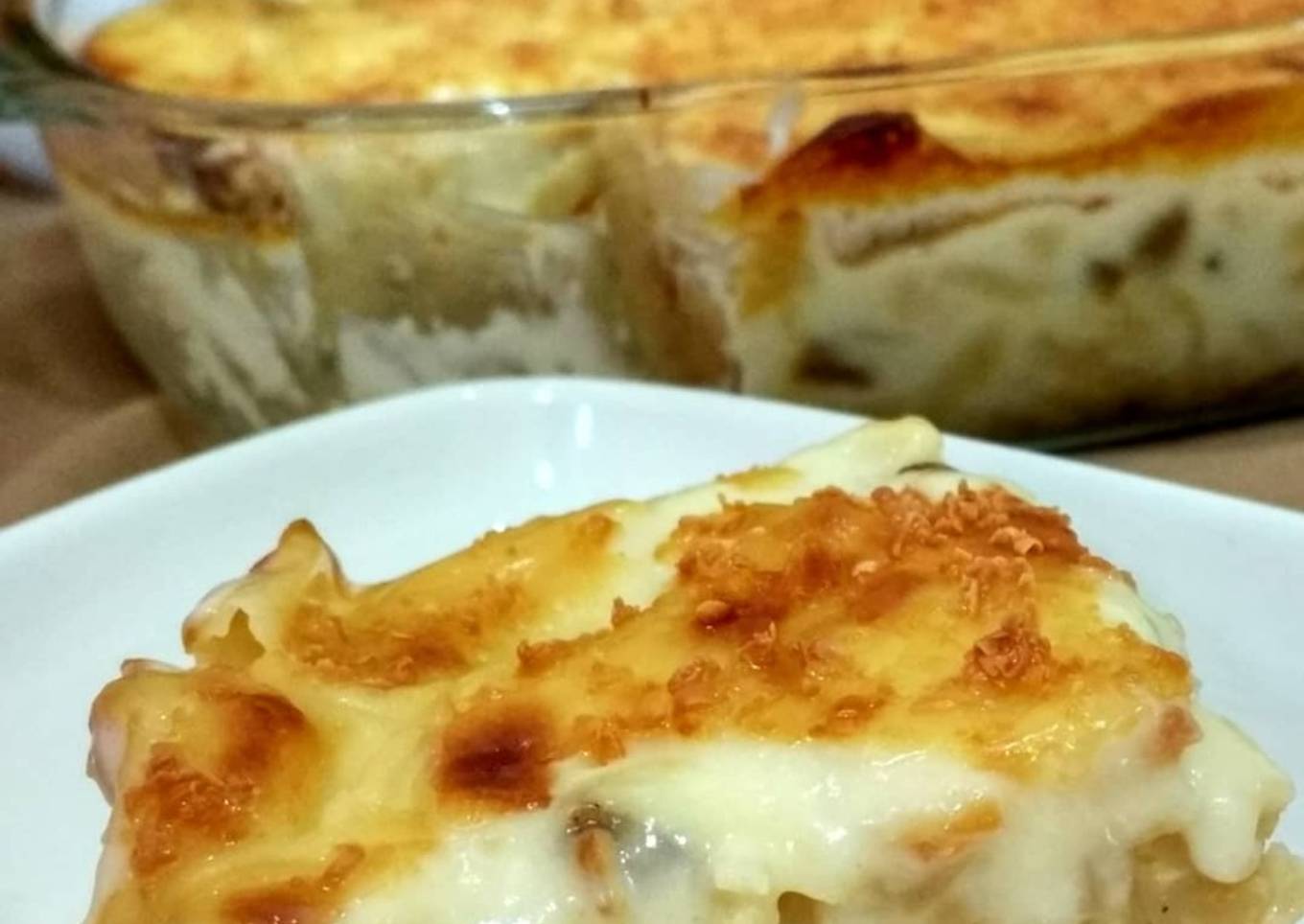 Cheesy Macaroni schotel
