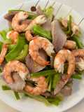 Gỏi rau tiến vua tôm thịt