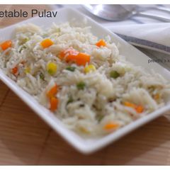 A picture of Vegetable pulav.