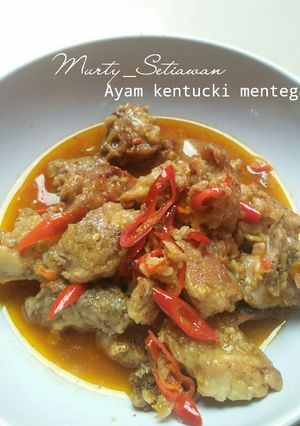 Foto resep Ayam kentucki mentega