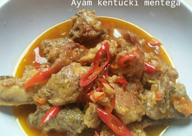 Ayam kentucki mentega