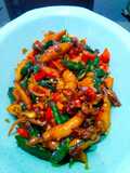 Cumi telor masak cabe2 an