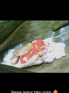 Foto resep Pepes jamur tahu sutra