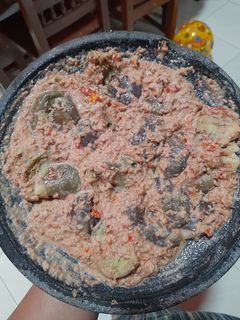 Foto resep Terong penyet sambel kacang