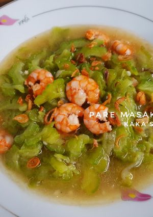 Foto resep Pare Masak Udang