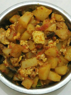 Foto resep Oseng kentang pedas