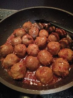 Foto resep Bakso Pedas Manis