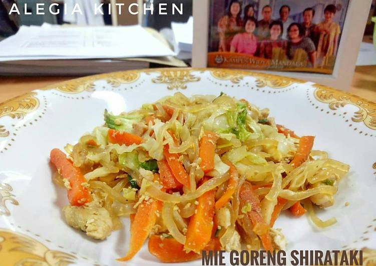 Cara Menyiapkan 68. Mie Goreng Ayam Shirataki (Dry Noodle/Mie Kering Shirataki), Bikin Ngiler