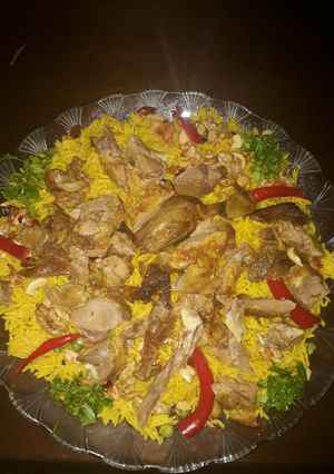 صورة لوصفة كبسة بلحمة