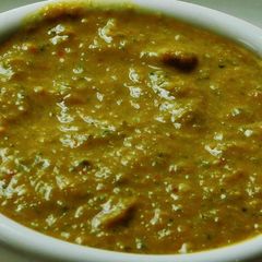 A picture of Ridge gourd chutney.
