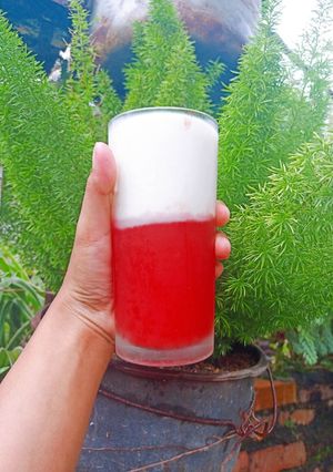 Hình của món Thạch dưa hấu sữa tươi.
