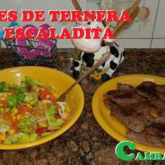 Una foto de Filete de ternera a la plancha con ensaladita
