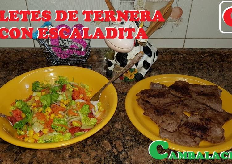 Filete de ternera a la plancha con ensaladita