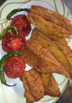 عکسی از دستور ماهی سرخ کرده