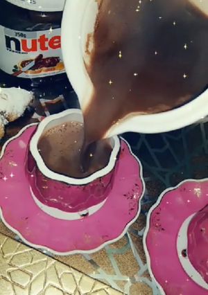 صورة لوصفة قهوة بالنوتيلا
