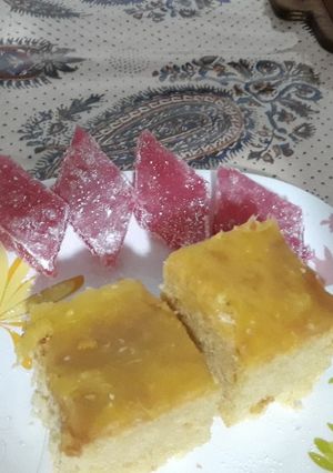 عکسی از دستور کیک پرتقالی