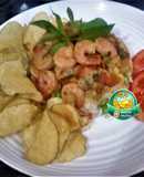Arroz Caribeño con Camarones🍤🍤
