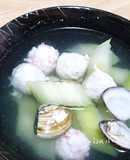 黃瓜蛤蠣丸子湯