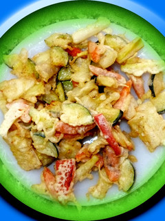 Una foto de Tempura de verduras