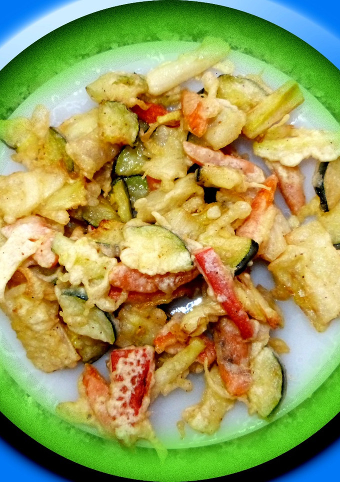 Una foto de Tempura de verduras