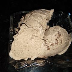 A picture of Chocolate ice cream.