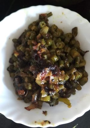 A picture of French beans fry.