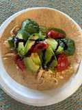 Shredded Chicken Wrap