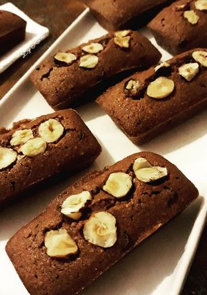 Une photo de ☆Financiers Cacao/Noisettes☆