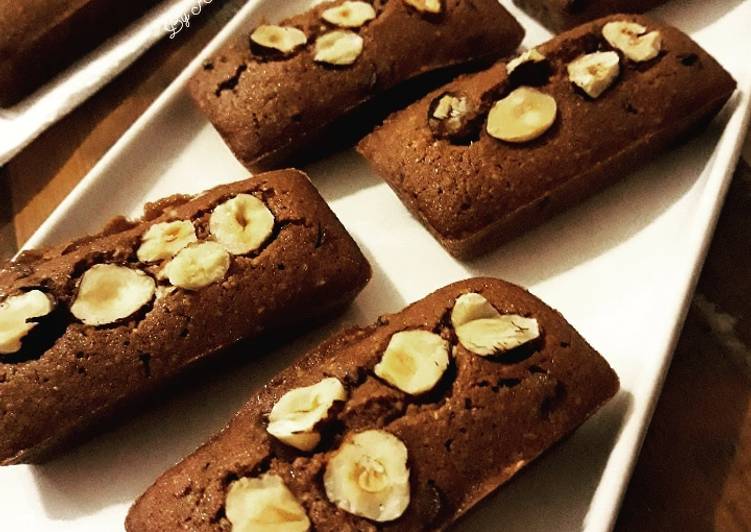 ☆Financiers Cacao/Noisettes☆