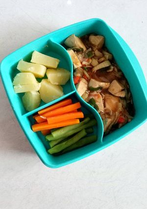 Foto resep Bekal makan siang - ayam teriyaki (diet)