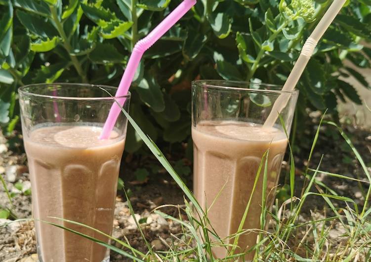 Smoothie banane chocolat