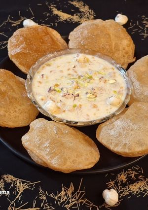 A picture of Makhana vermicelli kheer.