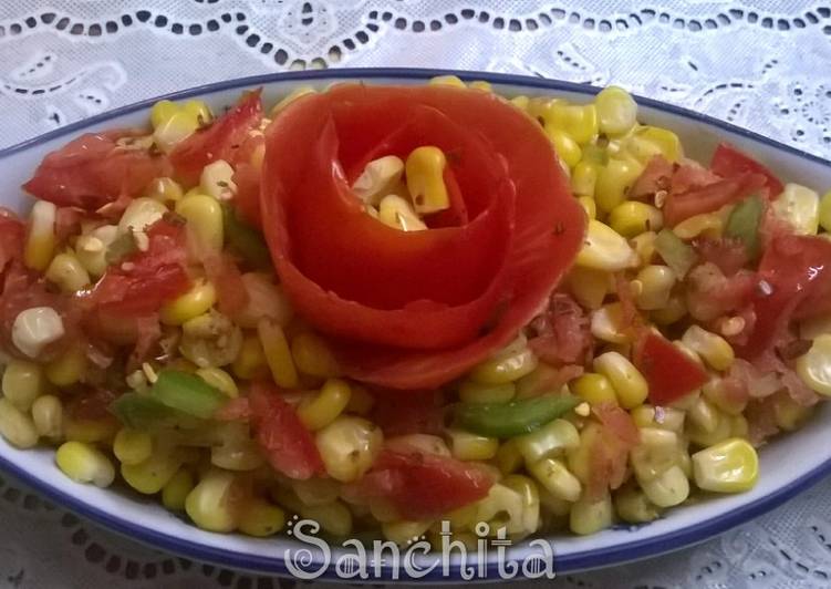 Steps to Make Super Quick Homemade Sweet corn healthy Salad