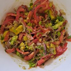 A picture of My best salad/kachumbari....😋.