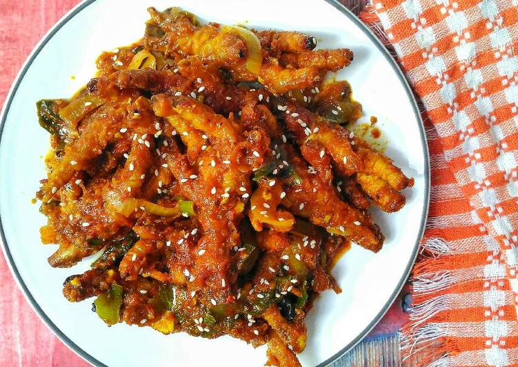 9 Resep: Ceker ayam dimsum pedas / ceker ayam korea pedas Untuk Pemula!