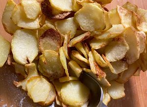 Foto di Chips di patate con la friggitrice ad aria