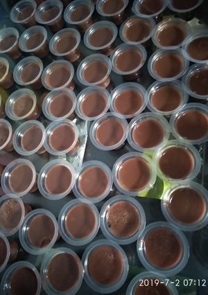 Foto resep Puding coklat sederhana