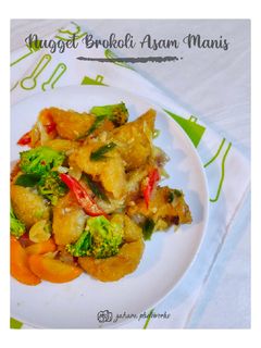 Foto resep Nugget Brokoli Asam Manis