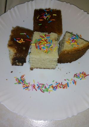 A picture of Simple n easy vanilla cake.