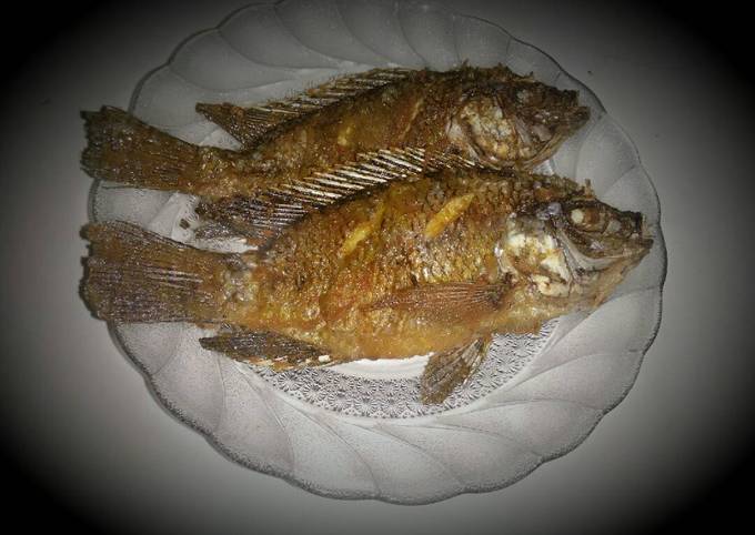 Resep: Gurame krispi paling sederhana Yang Enak
