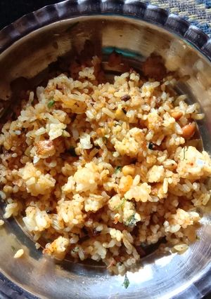 A picture of Penat spicy fried rice...